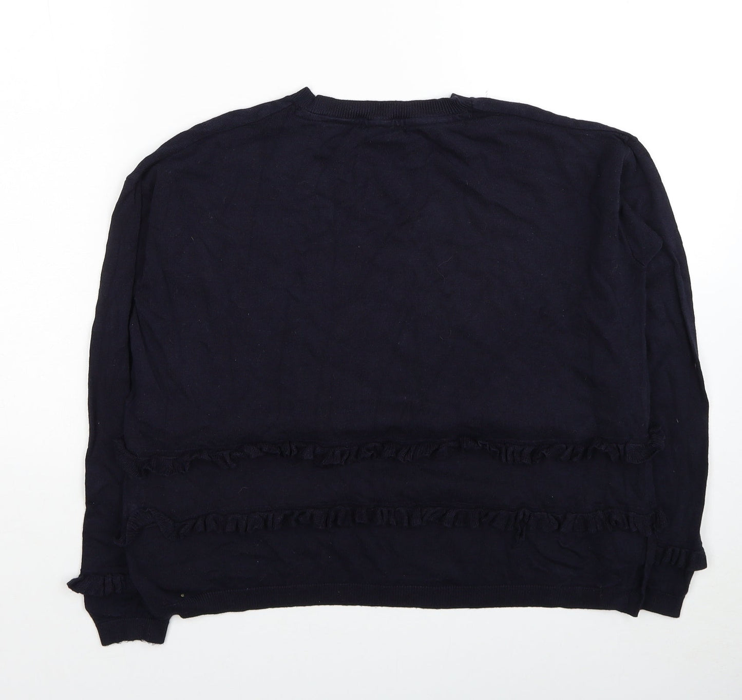 Womens UK Size 12 Marks and Spencer Blue Pullover Jumper