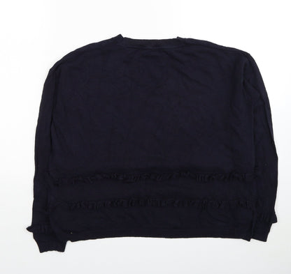 Womens UK Size 12 Marks and Spencer Blue Pullover Jumper