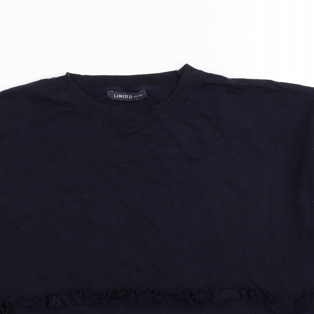 Womens UK Size 12 Marks and Spencer Blue Pullover Jumper