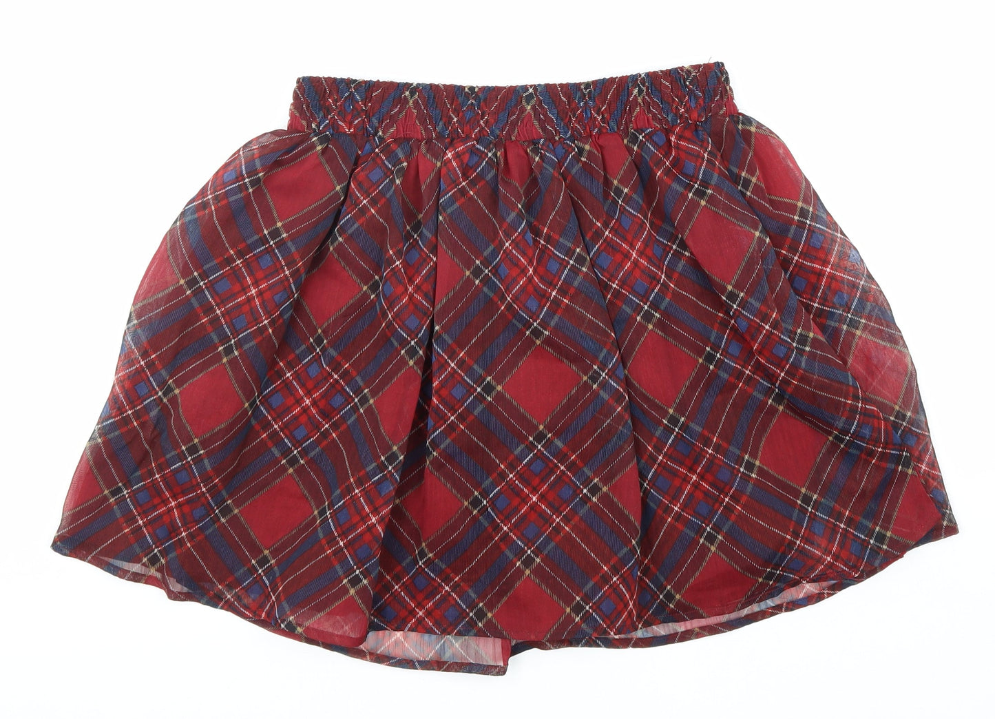 Glamorous Womens Red Geometric Polyester Pettiskirt Skirt Size 12