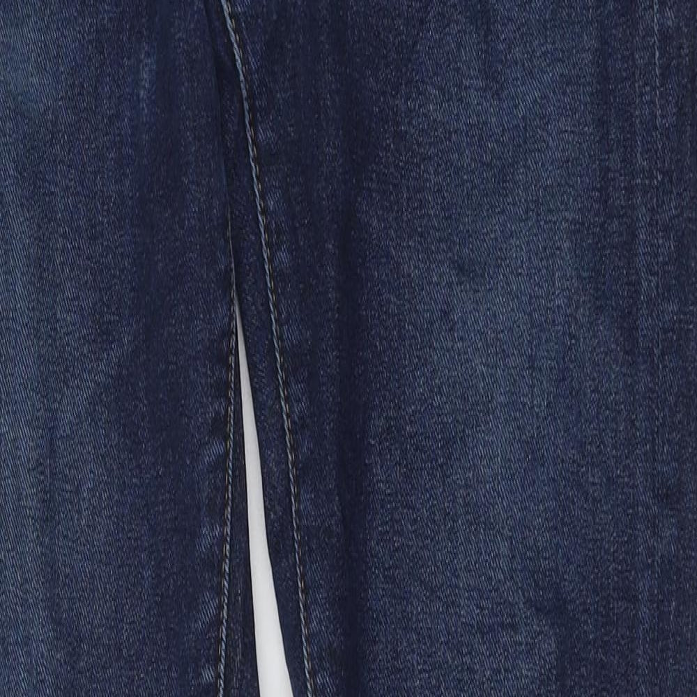 Amazon Mens Blue Cotton Skinny Jeans Size 30 in Slim Button