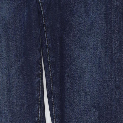 Amazon Mens Blue Cotton Skinny Jeans Size 30 in Slim Button