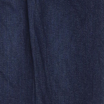 Amazon Mens Blue Cotton Skinny Jeans Size 30 in Slim Button