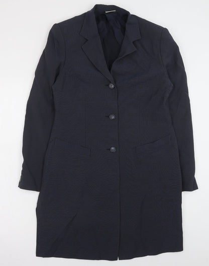 Kaliko Womens Blue Viscose Jacket Suit Jacket Size 14