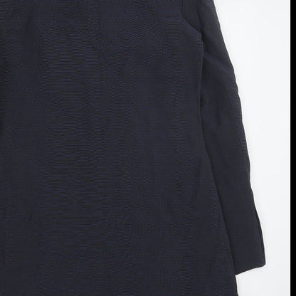 Kaliko Womens Blue Viscose Jacket Suit Jacket Size 14