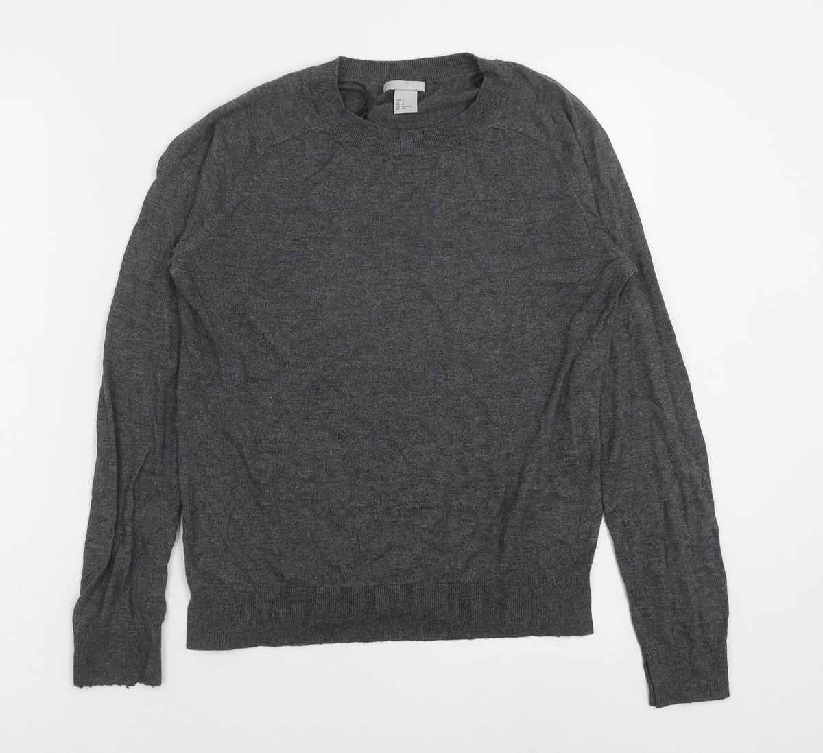 Womens UK Size S H&M Grey Pullover Jumper