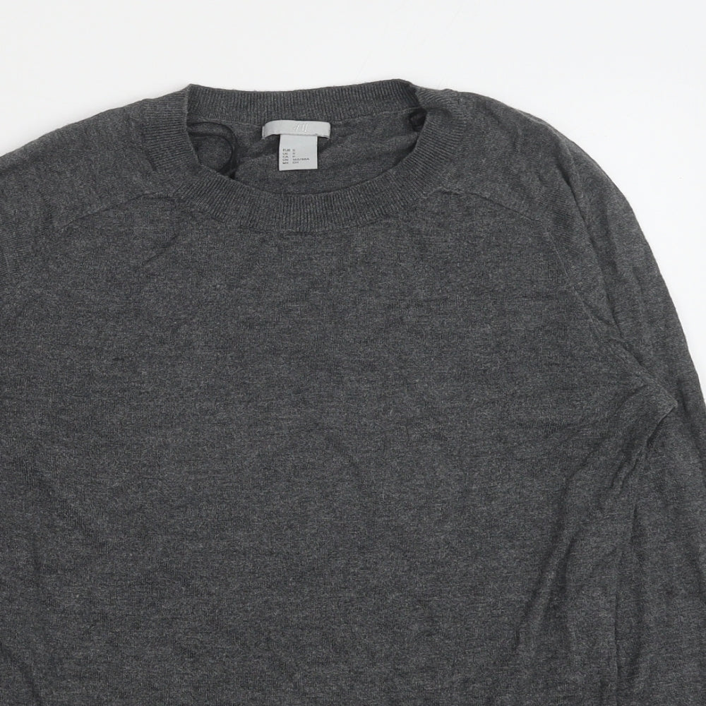 Womens UK Size S H&M Grey Pullover Jumper