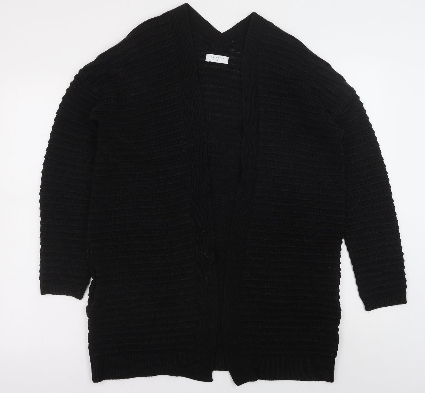 Womens UK Size S Matalan Black Cardigan Jumper