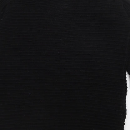 Womens UK Size S Matalan Black Cardigan Jumper