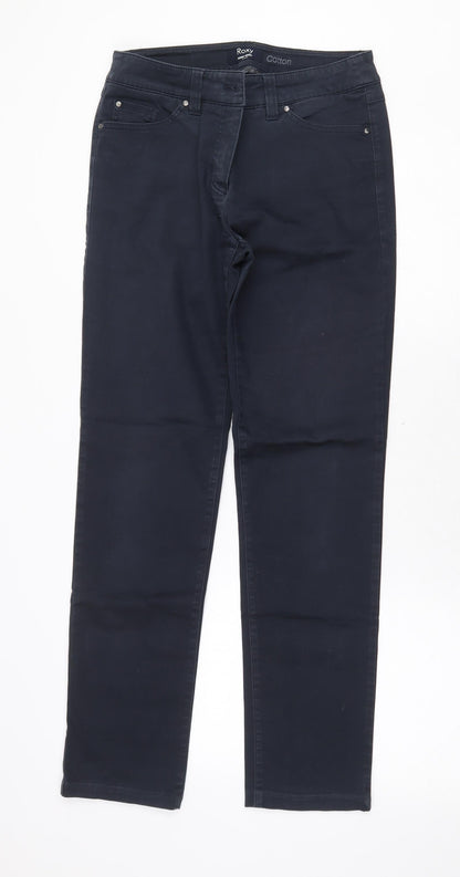 Gerry Weber Mens Blue Cotton Straight Jeans Size 28 in Regular Zip