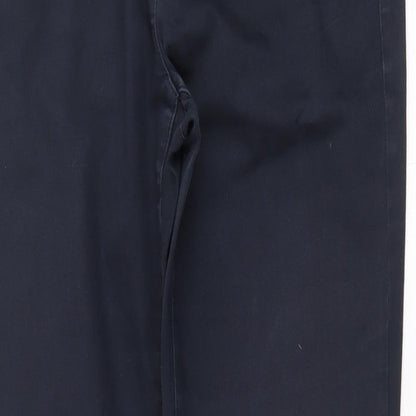 Gerry Weber Mens Blue Cotton Straight Jeans Size 28 in Regular Zip