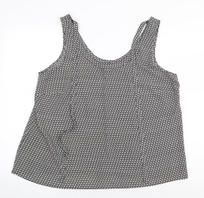 Womens UK Size 18 Marks and Spencer Black Basic Tank