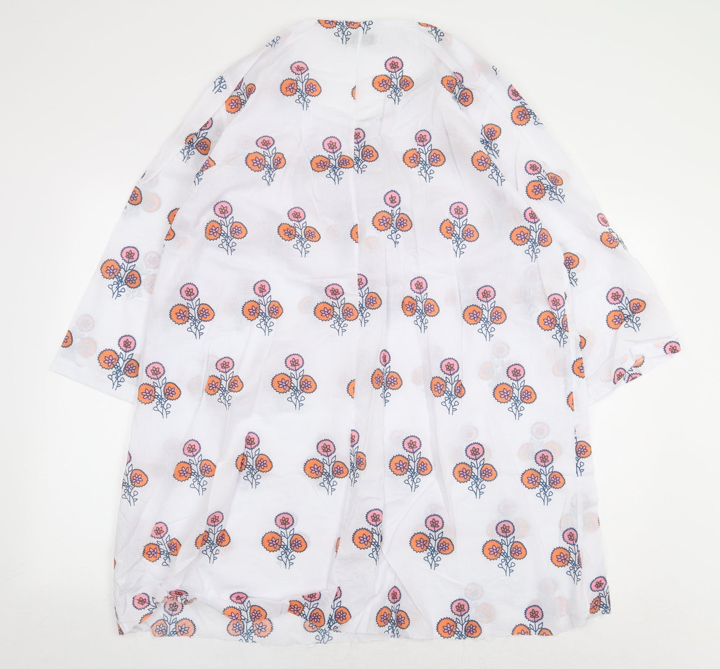 Womens UK Size 3XL MissLook White Basic Blouse