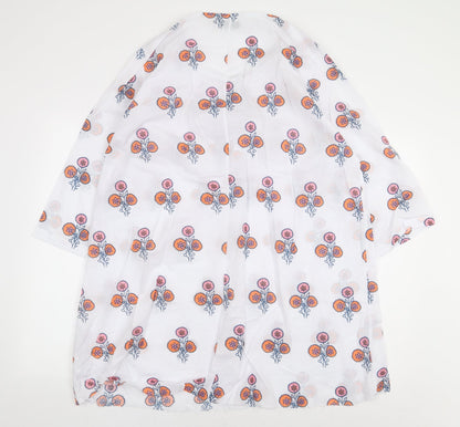 Womens UK Size 3XL MissLook White Basic Blouse