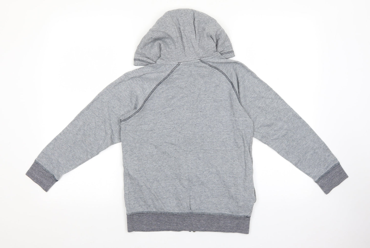 Matalan Boys Grey Cotton Full Zip Hoodie Size 10 Years Zip