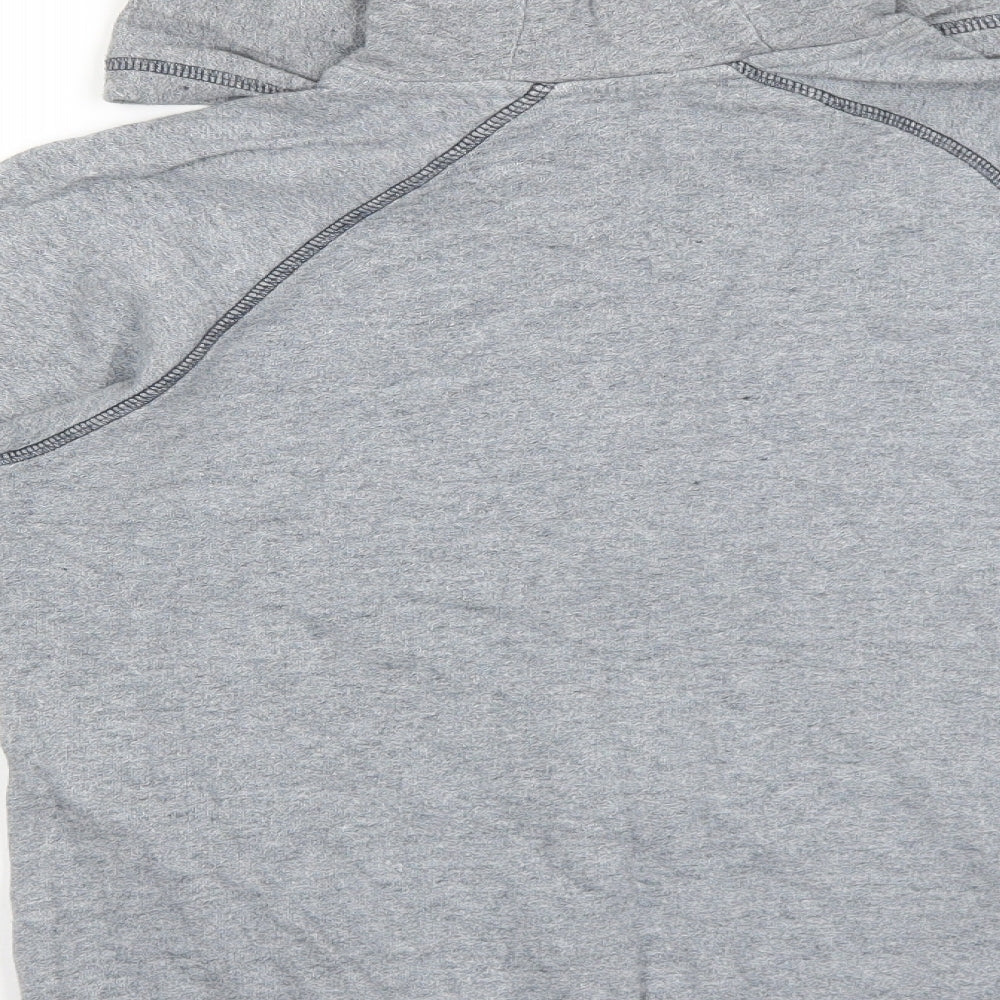 Matalan Boys Grey Cotton Full Zip Hoodie Size 10 Years Zip