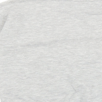 Primark Girls Grey Cotton Pullover Sweatshirt Size 9-10 Years Pullover - Stay Happy be You