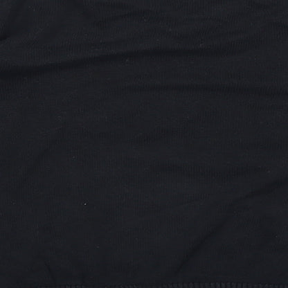 Marks and Spencer Boys Black Cotton Pullover Sweatshirt Size 9-10 Years Pullover