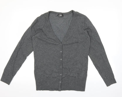 Womens UK Size S bonprix Grey Cardigan Jumper