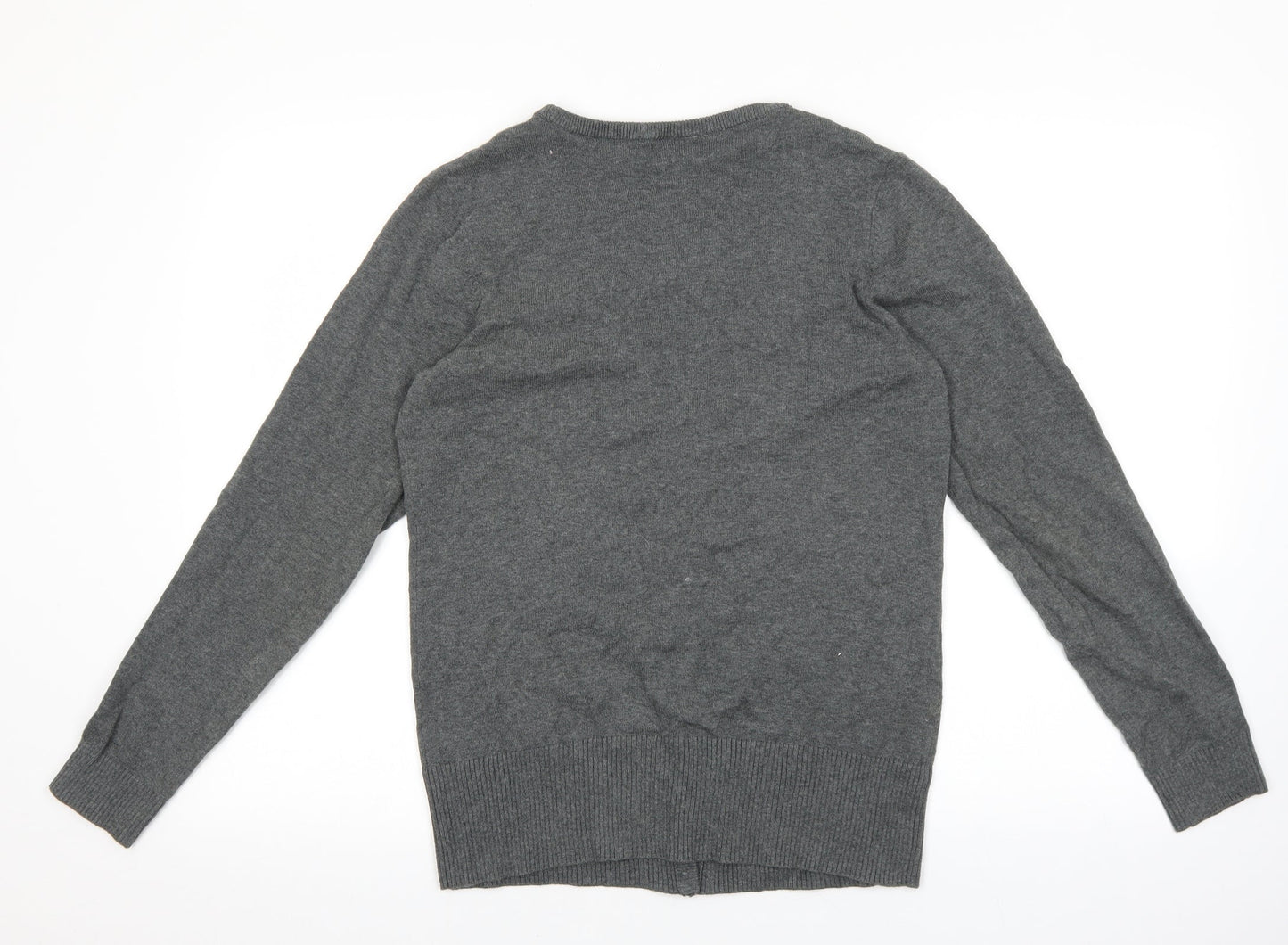 Womens UK Size S bonprix Grey Cardigan Jumper