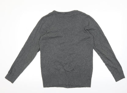 Womens UK Size S bonprix Grey Cardigan Jumper