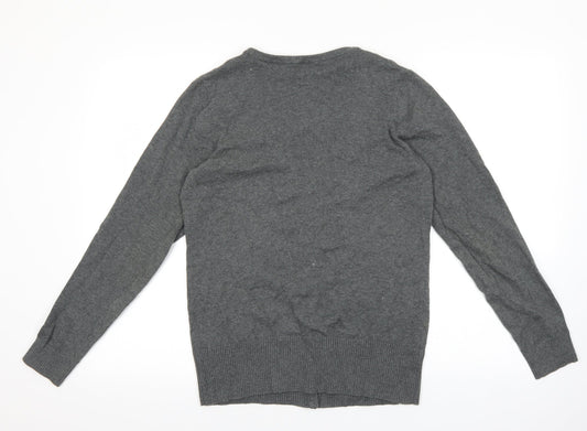 Womens UK Size S bonprix Grey Cardigan Jumper