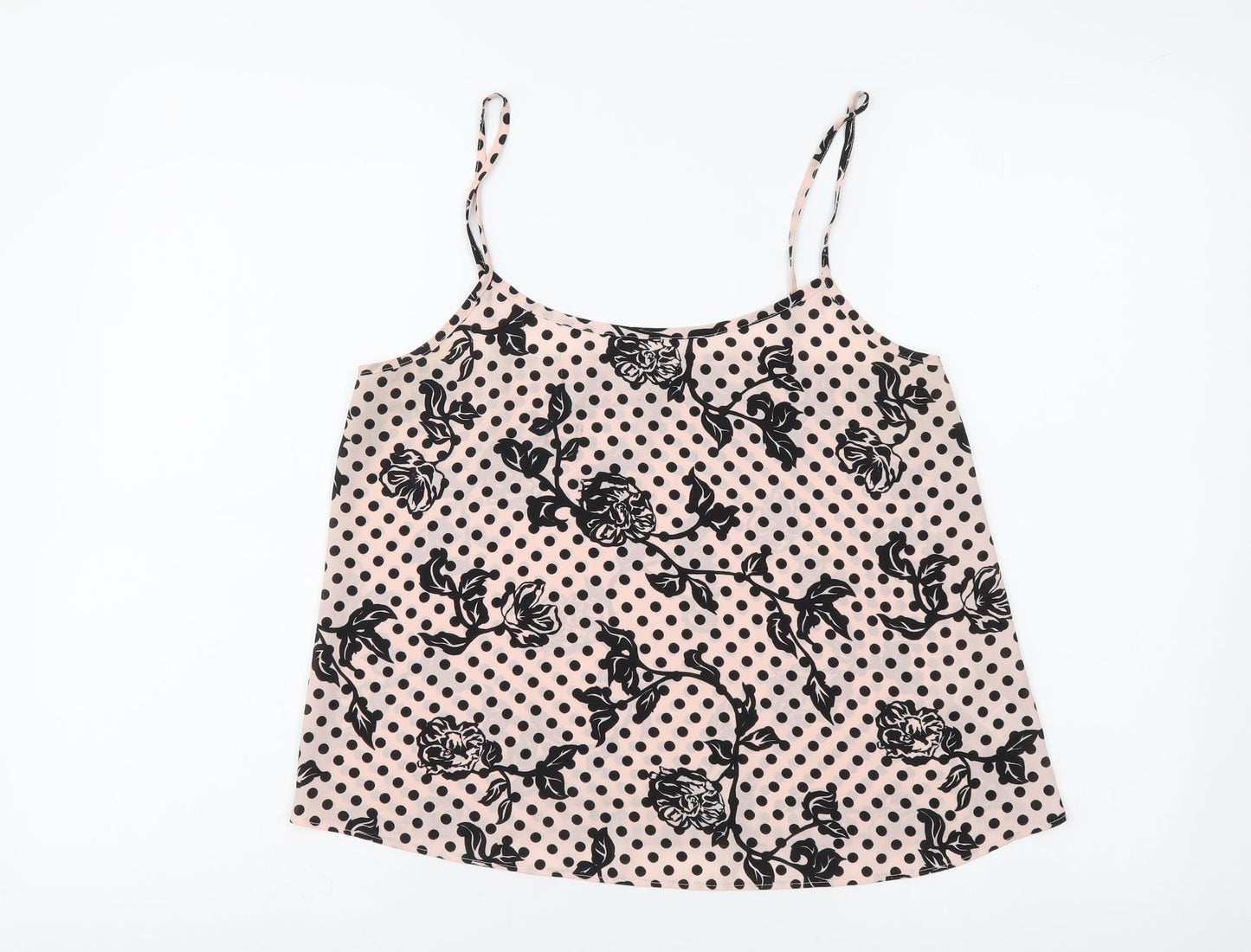 Womens UK Size 10 Dorothy Perkins Pink Camisole Tank