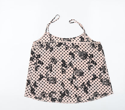 Womens UK Size 10 Dorothy Perkins Pink Camisole Tank