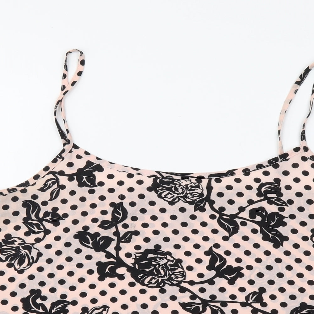 Womens UK Size 10 Dorothy Perkins Pink Camisole Tank