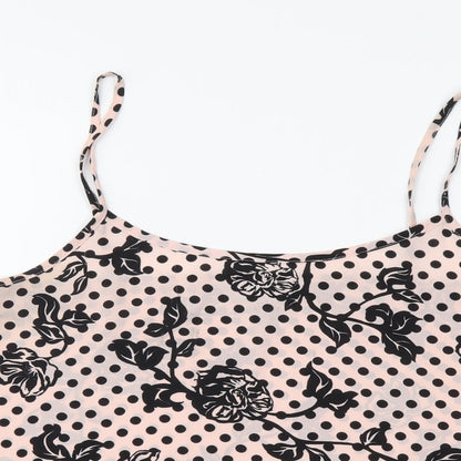 Womens UK Size 10 Dorothy Perkins Pink Camisole Tank