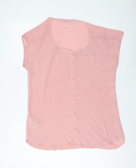 Womens UK Size 10 NEXT Pink Basic T-Shirt