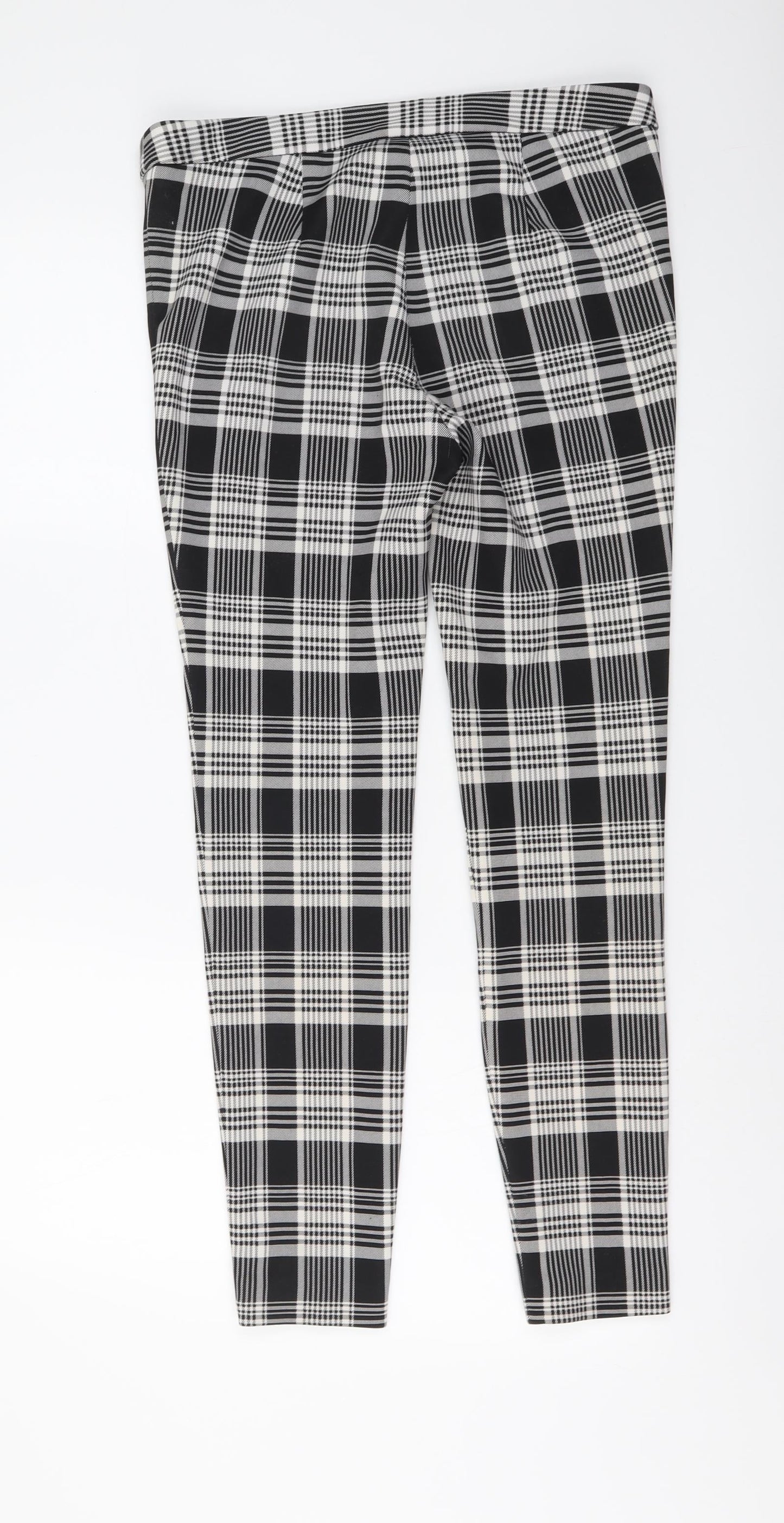 Womens UK Size S Zara Regular Fit  Black Trousers