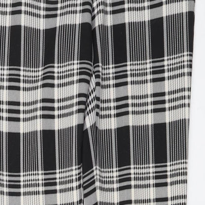 Womens UK Size S Zara Regular Fit  Black Trousers