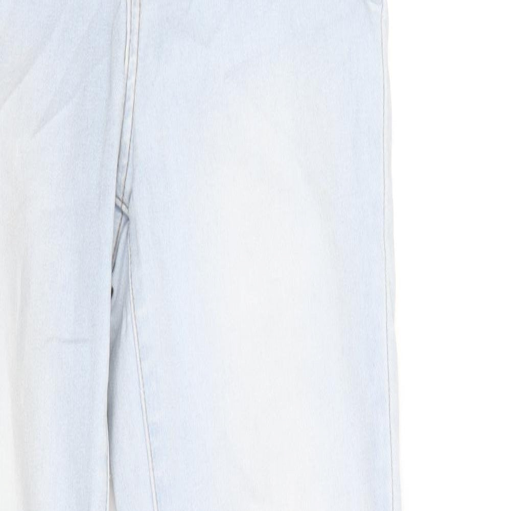 Denim & Co. Womens Blue Cotton Skinny Jeans Size 10 Regular Zip