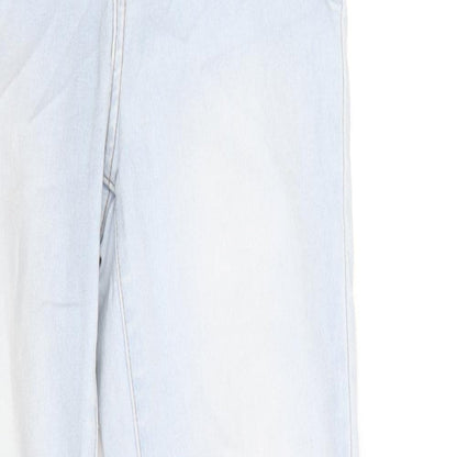 Denim & Co. Womens Blue Cotton Skinny Jeans Size 10 Regular Zip