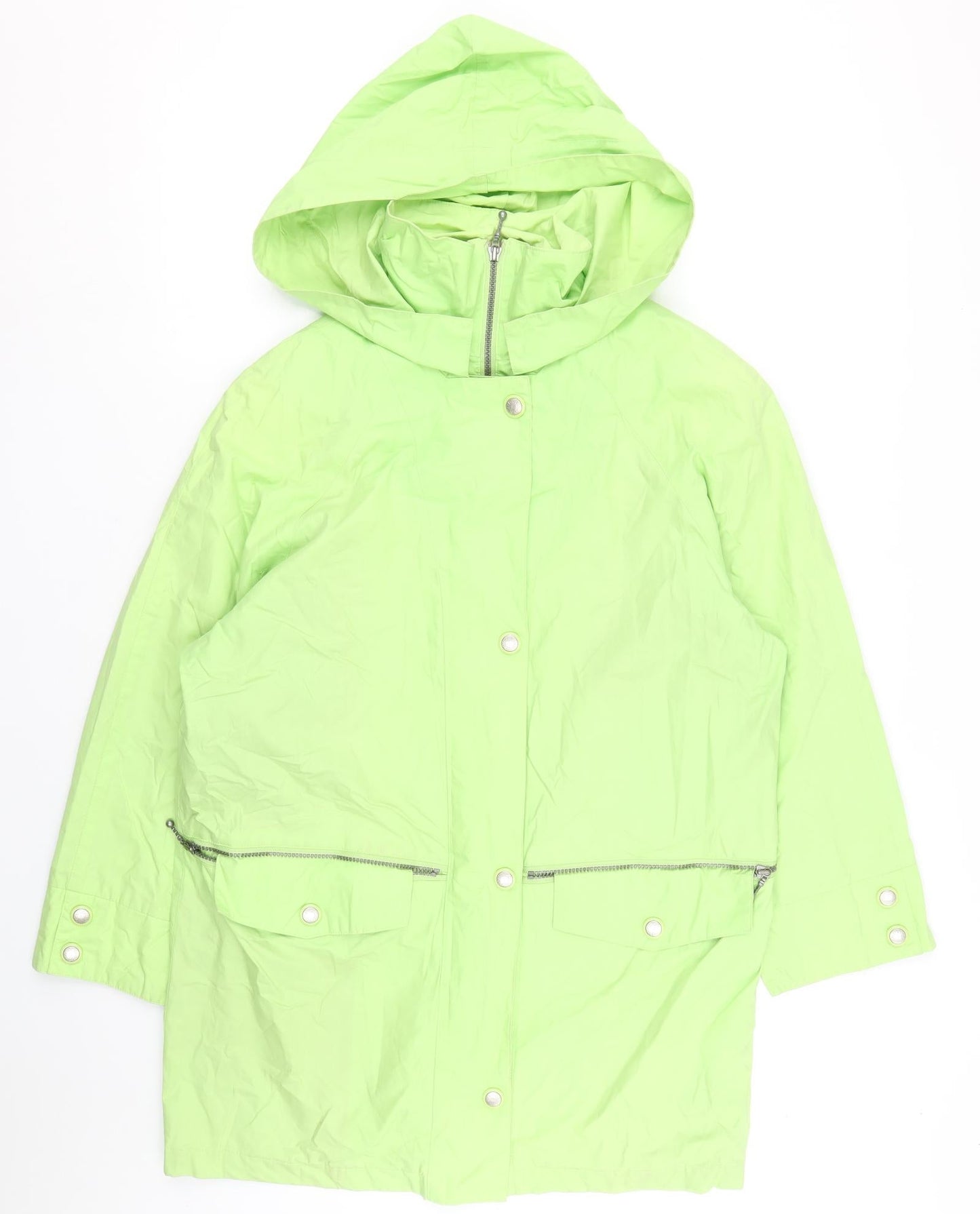Cloud Nine Womens Green Jacket Coat Size M Zip