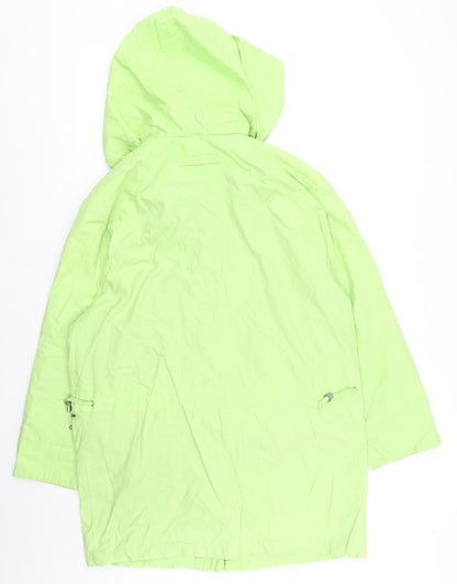 Cloud Nine Womens Green Jacket Coat Size M Zip