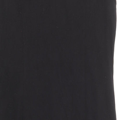 Kaliko Womens Black Viscose Sheath Size 16 Boat Neck Pullover