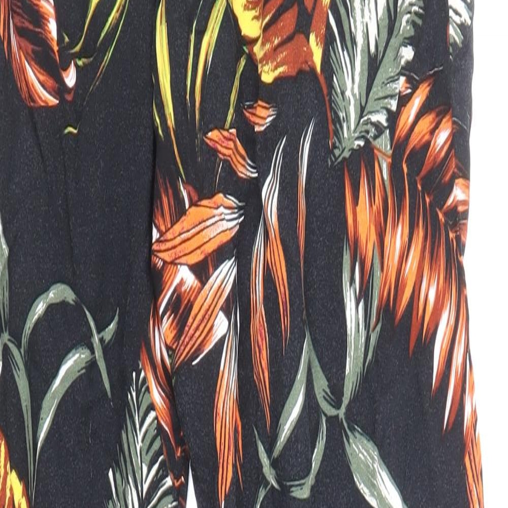 Paraphrase Womens Multicoloured Geometric Viscose Bloomer Trousers Size 10 Regular