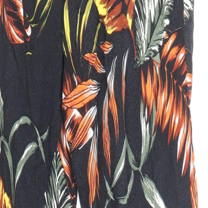 Paraphrase Womens Multicoloured Geometric Viscose Bloomer Trousers Size 10 Regular