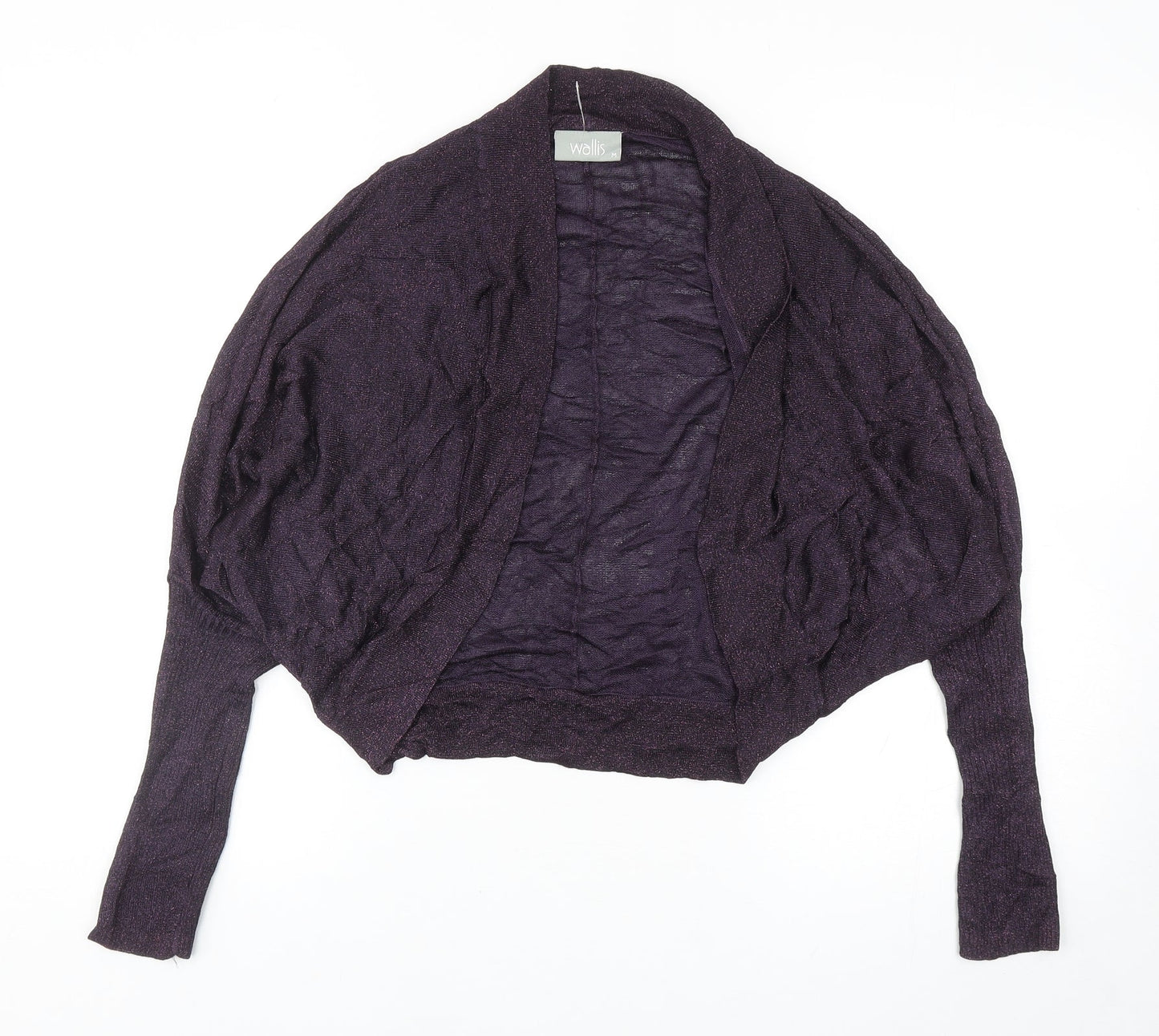 Womens UK Size M Wallis Purple Cardigan Jumper