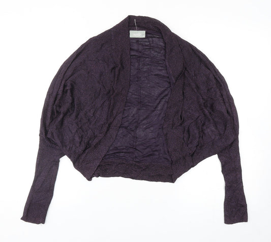 Womens UK Size M Wallis Purple Cardigan Jumper