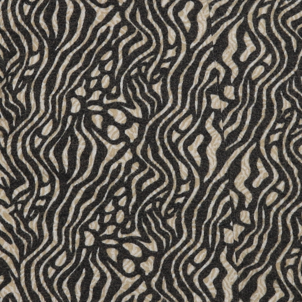 George Womens Multicoloured Geometric Viscose Basic T-Shirt Size L Round Neck