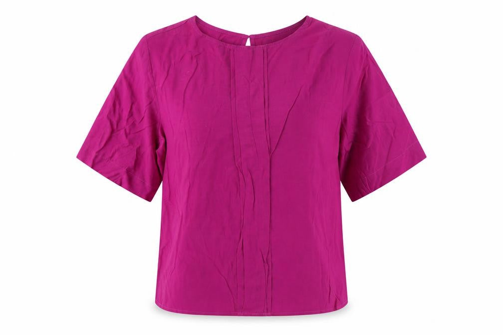 Womens UK Size 12 Marks and Spencer Purple Basic Blouse