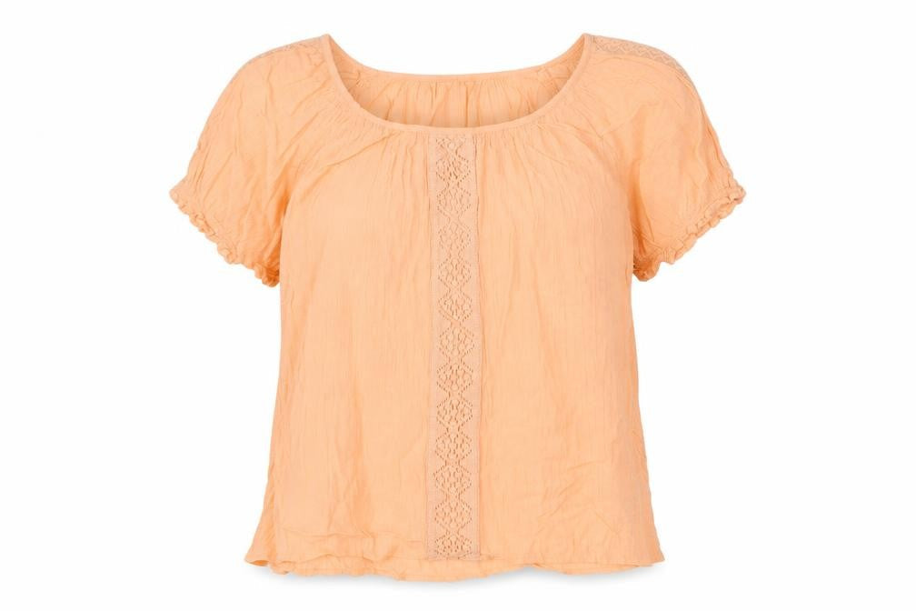 Womens UK Size 10 F&F Orange Basic T-Shirt