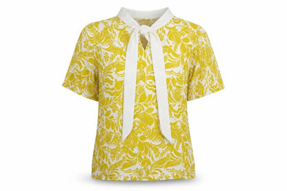 Womens UK Size 12 Marks and Spencer Yellow Basic Blouse
