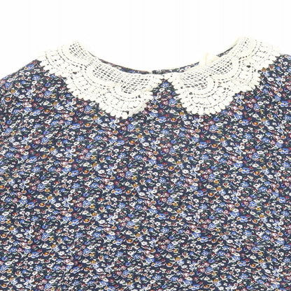 Womens UK Size XS Pins & Needles Multicoloured Basic Blouse