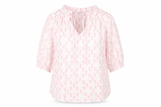 Womens UK Size 10 b.young Pink Basic Blouse