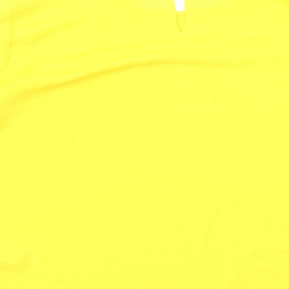 Womens UK Size 8 Marks and Spencer Yellow Basic Blouse