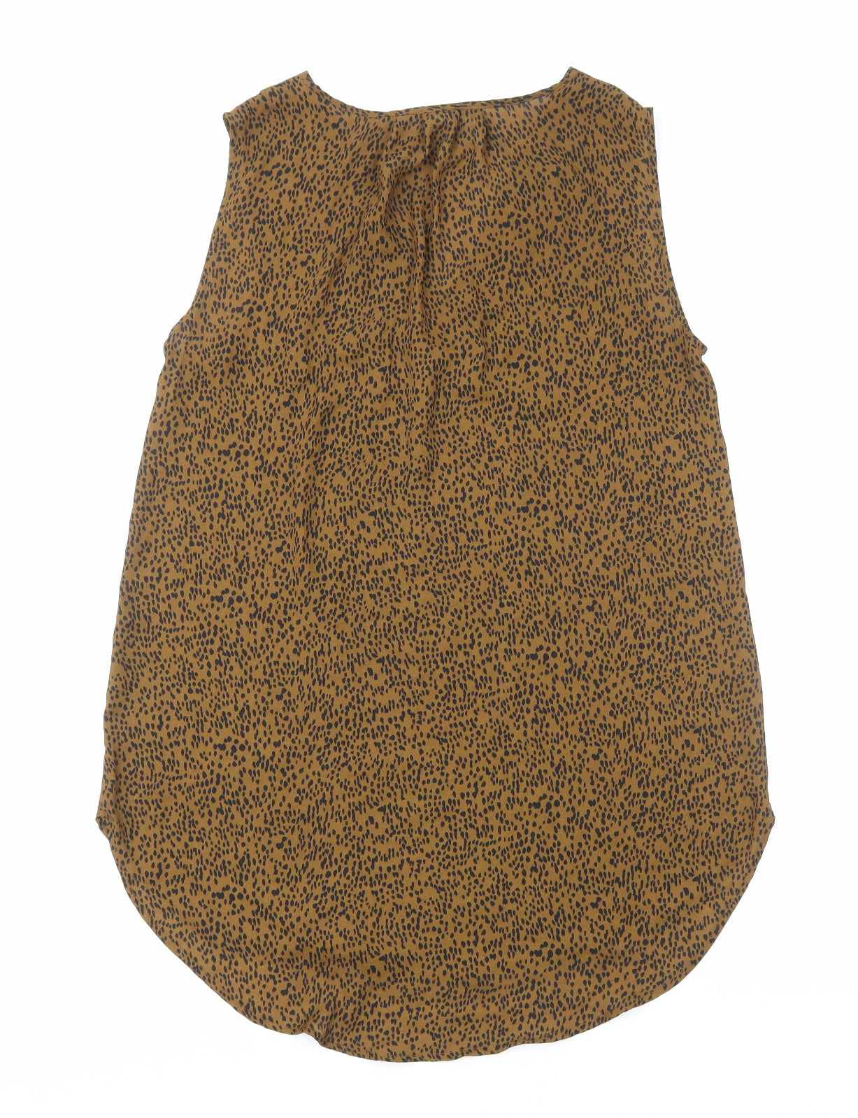 Womens UK Size 10 H&M Brown Basic Blouse